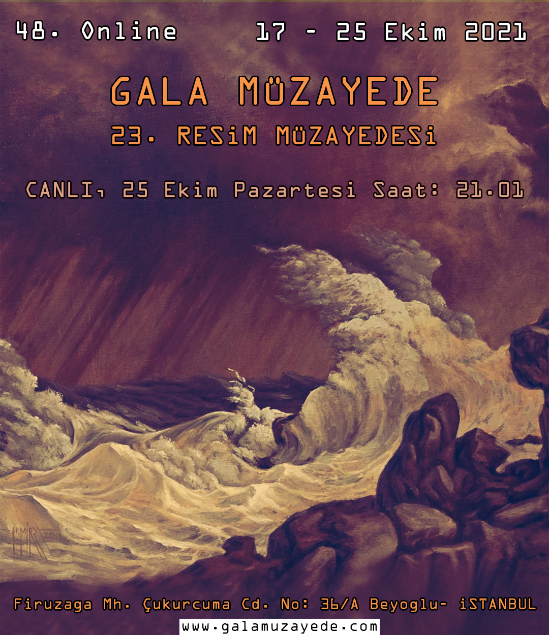 47. Online 23. Resim Müzayedesi - Gala Müzayede